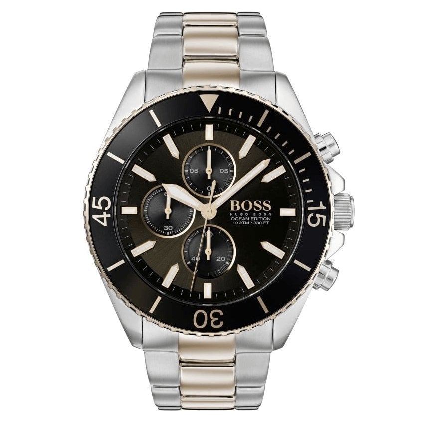 Hugo Boss Men's Watch Chronograph Ocean Edition Two Tone - HB1513705